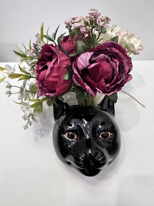 Vaso gattino nero